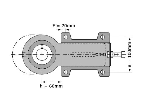 INA Lagerblok Span PHUSE40 (40mm)