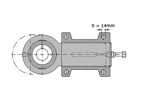 INA Lagerblok Span PHUSE40 (40mm)