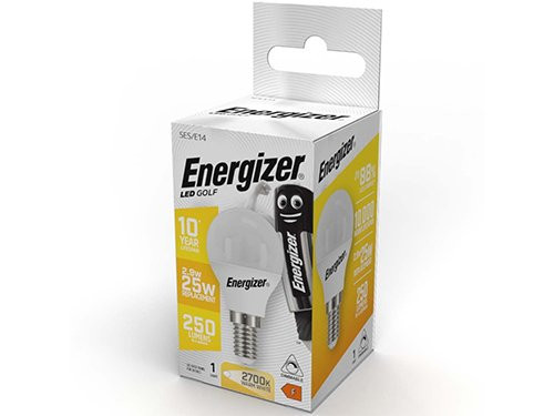 Foto van Energizer LED kaars E14 2,9-25W 2700K mat dimbaar Energizer LED kaars E14 2,9-25W 2700K mat dimbaar