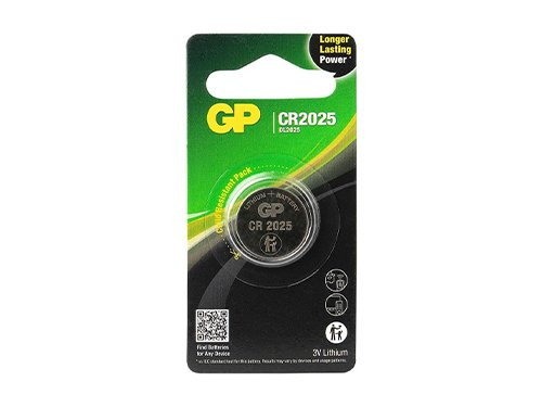 Foto van GP CR2025 lithium knoopcel batterij 3V blister(1) GP CR2025 lithium knoopcel batterij 3V blister(1)
