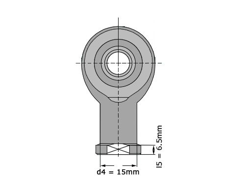 IBB Stangkop GIKR10 PW (10x28x14mm)