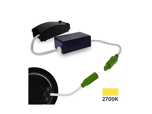 Foto van LED inbouwspot 5W 2700K 85mm 60gr rond verstelbaar geschuurd staal LED inbouwspot 5W 2700K 85mm 60gr rond verstelbaar geschuurd staal