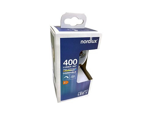 Foto van Nordlux LED GLS E27 4,2-35W 2500K filament gold dimbaar Nordlux LED GLS E27 4,2-35W 2500K filament gold dimbaar