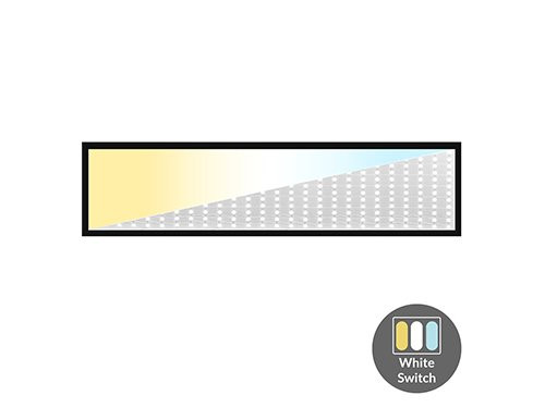 LED backlit paneel zwart 120x30cm 30W 4050Lm Tri-White