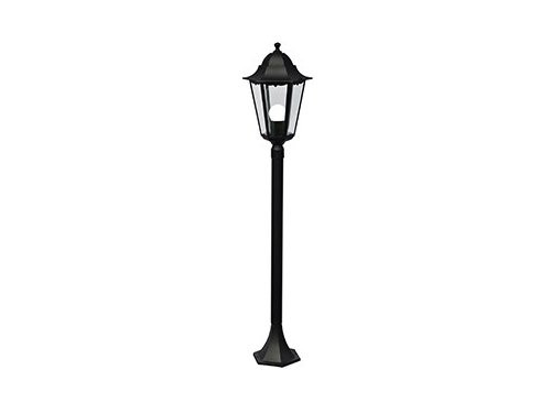 Foto van Paallamp Cardiff E27 zwart IP44 100cm Paallamp Cardiff E27 zwart IP44 100cm