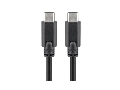 USB-C - USB-C laadkabel 50cm zwart