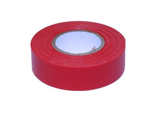 Isolatietape PVC 19mm rol 20m rood