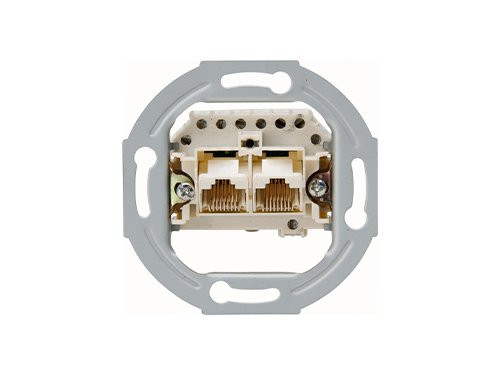 Kopp inbouw unit ISDN CAT5 2-voudig