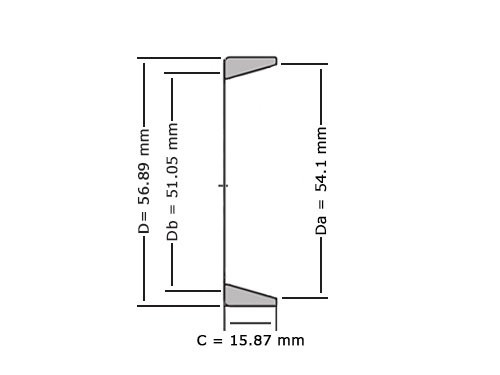 Timken Kegellager Buitenring 1930 (0x56.9x15.88mm)