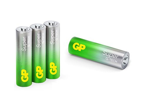 Foto van GP Super Alkaline batterij AA blister(4) GP Super Alkaline batterij AA blister(4)