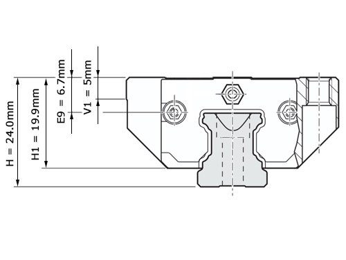 Bosch Rexroth Kogelwagen Super Koolstofstaal KWD-015-FKS-C0-N-1 Zonder Kogelketting
