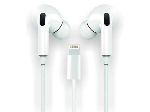 Oordopjes lightning met volumeregelaar wit HOP