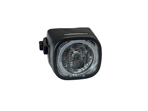 Foto van LED fietslamp USB oplaadbaar wit LED fietslamp USB oplaadbaar wit