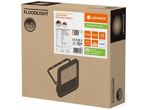 Foto van LED Bouwlamp 69W 4000K zwart LED Bouwlamp 69W 4000K zwart