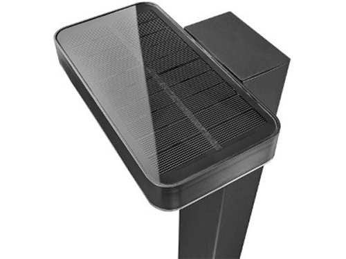 Foto van LED Solar tuinlamp op spie Rica 5W 3000K zwart 60cm LED Solar tuinlamp op spie Rica 5W 3000K zwart 60cm
