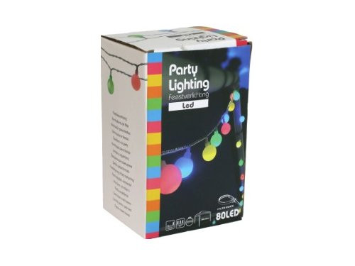 Bol LED 80 lamps 25mm multicolor feestverlichting