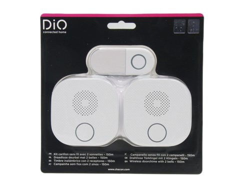 DiO Draadloze deurbel set 150m met 2 ontvangers