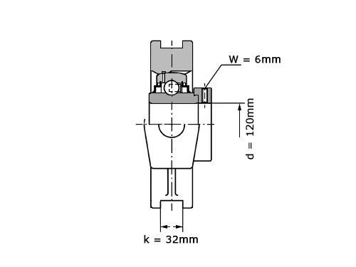 Foto van INA Lagerblok Span RTUE120 (120mm) INA Lagerblok Span RTUE120 (120mm)
