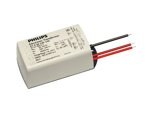 Universeel dimbare halogeentrafo 10-60W