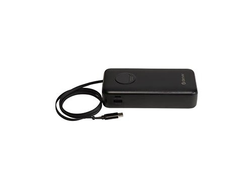 Foto van Powerbank 20.000mA zwart + led indicatie + 65W snelladen Powerbank 20.000mA zwart + led indicatie + 65W snelladen