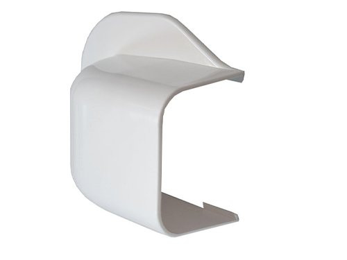 Foto van Aircokanaal muurafdekkap 90mm wit Aircokanaal muurafdekkap 90mm wit