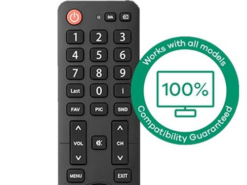 Afstandsbediening universeel Hisense