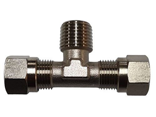 KNELKOPPELING T-STUK 10X1/4"UX10