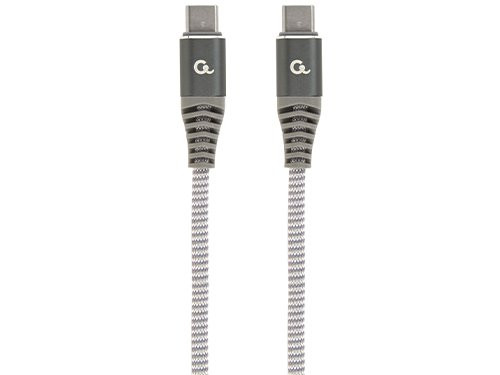 USB-C - USB-C laadkabel 1,5m zilver - max 100W