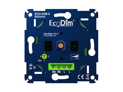 LED dimmer 0-250W EcoDim fase afsnijding - Multicontrol