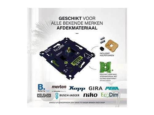 LED dimmer 0-250W EcoDim fase afsnijding - Multicontrol