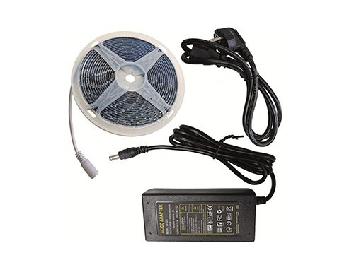 LED strip flex SET 5m 3528 12V IP65 3000K compleet