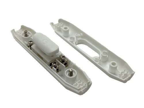 Foto van Snoerschakelaar rond design zwart 2A Snoerschakelaar rond design zwart 2A