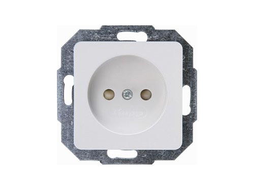 Foto van Kopp HK02 arctic wit inbouw stopcontact wcd Kopp HK02 arctic wit inbouw stopcontact wcd