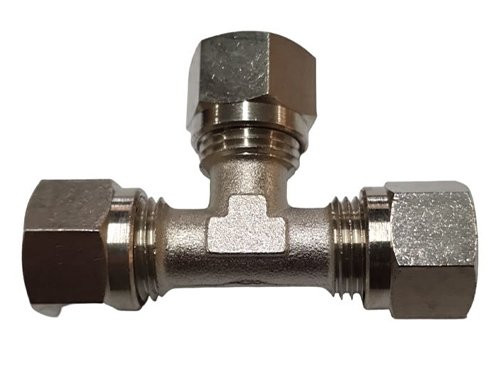 Foto van KNELKOPPELING T-STUK 3X10 MM KNELKOPPELING T-STUK 3X10 MM