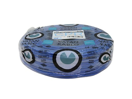 VD H07V-U draad Eca 2,5qmm blauw Vatan 100m