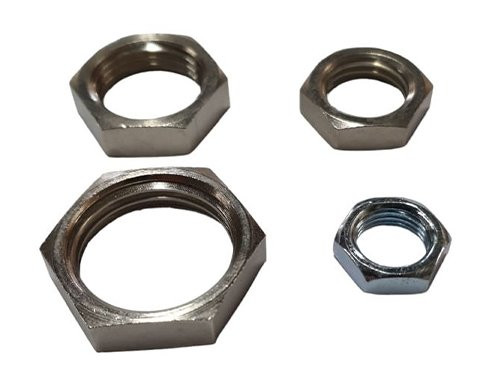 CONTRAMOER 1/4" SW17 MESSING VERNIKKELD
