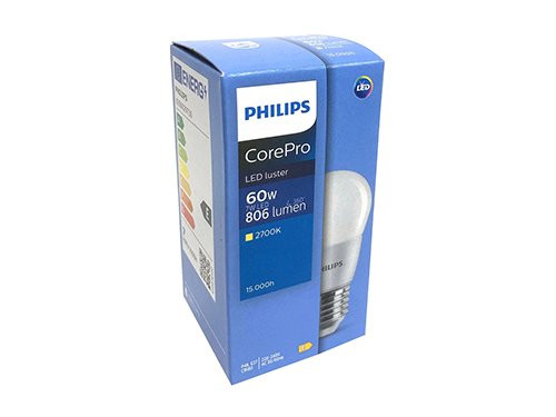 Foto van Philips LED kogel E27 7-60W 2700K mat Philips LED kogel E27 7-60W 2700K mat