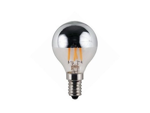 SPL LED kopspiegel kogel E14 4-40W 2500K filament helder dimbaar