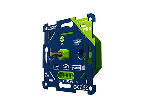 LED dimmer 0-200W EcoDim PRO fase afsnijding