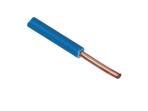 VD draad 6qmm blauw 2,5m