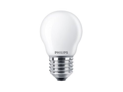Philips LED kogel E27 6,5-60W 2700K filament mat
