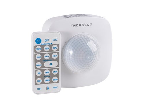 Foto van Aanwezigheidsmelder IR opbouw plafond 360 graden IP65 wit +AB Aanwezigheidsmelder IR opbouw plafond 360 graden IP65 wit +AB