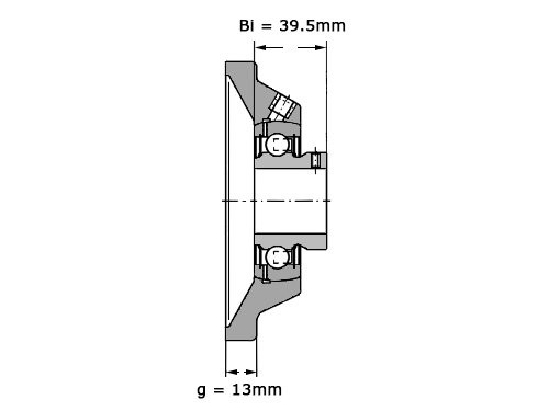 Foto van INA Lagerblok Vierkant PCJY40 N (40mm) INA Lagerblok Vierkant PCJY40 N (40mm)