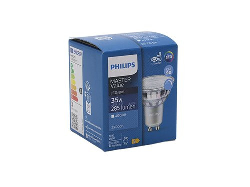 Philips LED spot GU10 2,8-35W 4000K dimbaar