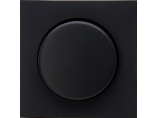 Foto van Kopp HK07 PURE mat zwart afdekplaat + knop dimmer Kopp HK07 PURE mat zwart afdekplaat + knop dimmer