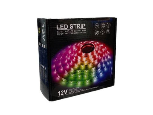 LED strip flex SET 5m 5050 12V IP65 RGB compleet