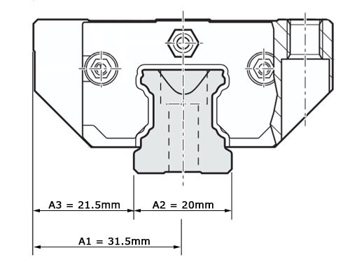 Foto van Bosch Rexroth Kogelwagen Super Koolstofstaal KWD-020-FKS-C0-N-1 Zonder Kogelketting Bosch Rexroth Kogelwagen Super Koolstofstaal KWD-020-FKS-C0-N-1 Zonder Kogelketting