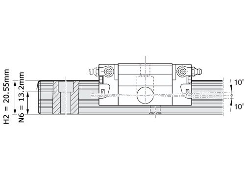 Foto van Bosch Rexroth Kogelwagen Super Koolstofstaal KWD-020-FKS-C0-N-1 Zonder Kogelketting Bosch Rexroth Kogelwagen Super Koolstofstaal KWD-020-FKS-C0-N-1 Zonder Kogelketting