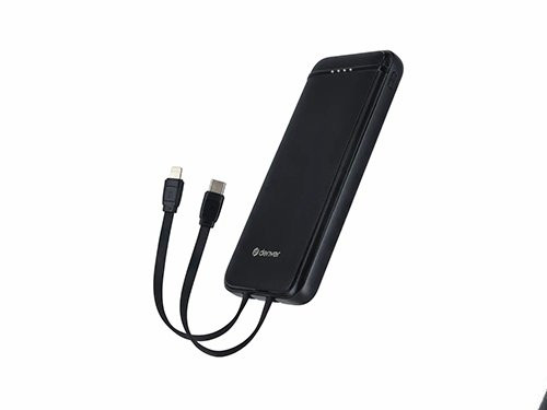 Foto van Powerbank 10.000mA zwart + led indicatie + 20W snelladen Powerbank 10.000mA zwart + led indicatie + 20W snelladen