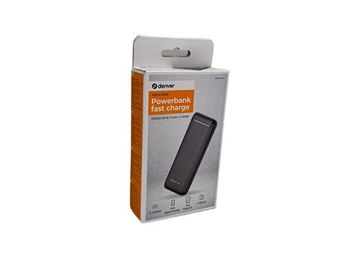 Foto van Powerbank 10.000mA zwart + led indicatie + 20W snelladen Powerbank 10.000mA zwart + led indicatie + 20W snelladen